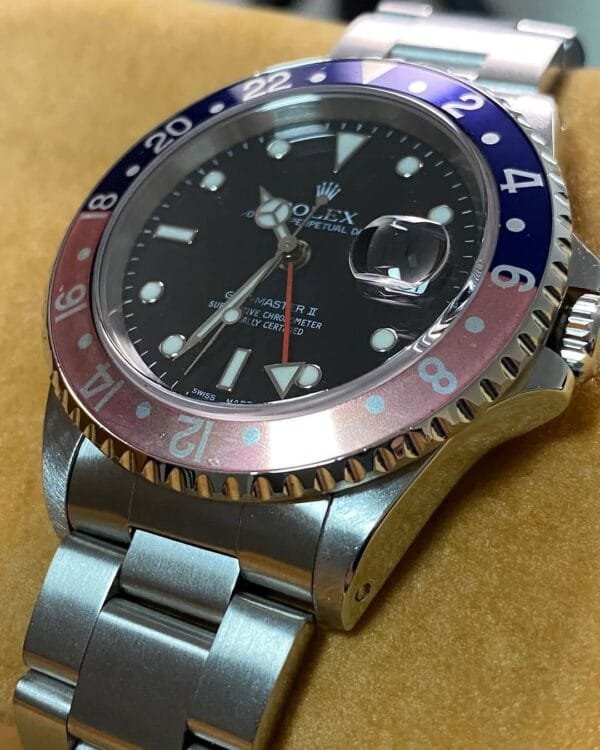Rolex Steel GMT-Master II - A serial - “Pepsi” Ghost Bezel - Oyster Bracelet - 16710 *FULL SET* - Image 10
