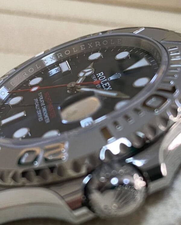 Rolex Steel and Platinum Yacht-Master 40 - 2023- Blue Dial - Platinum Bezel - 126622 - Image 10