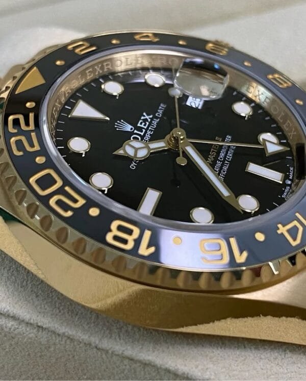 Rolex Yellow Gold GMT-Master II - 2024 - Grey and Black Bezel - Black Dial - Jubilee Bracelet - 126718GRNR *FULL SET* - Image 10