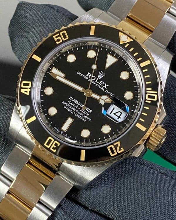 Rolex Steel and Gold Submariner Date - 2021 - Black Bezel - Black Dial - 126613LN - Image 8