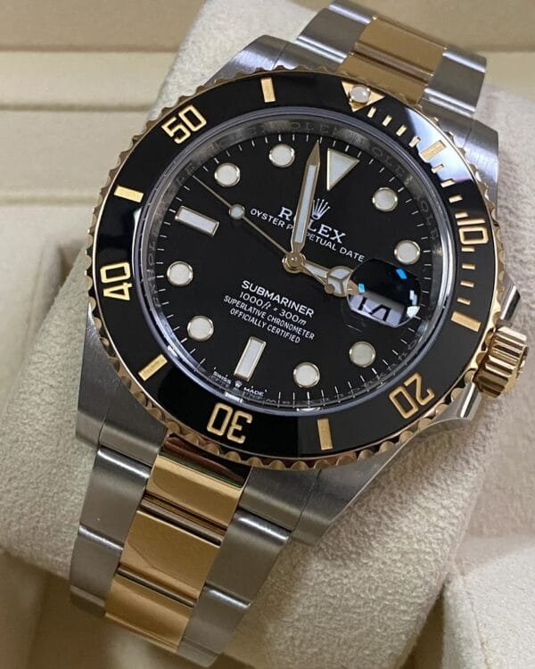 Rolex Steel and Gold Submariner Date - 2021 - Black Bezel - Black Dial - 126613LN - Image 5
