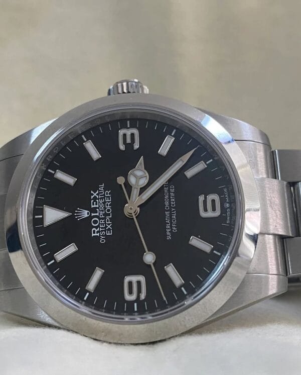 olex Oyster Perpetual Explorer - 2024 - Black Dial - Smooth Bezel - 224270 *FULL SET* - Image 8