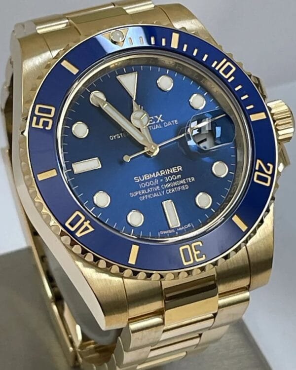 Rolex Yellow Gold Submariner Date - 2020 - Blue Bezel - Blue Dial - 116618LB - Image 2