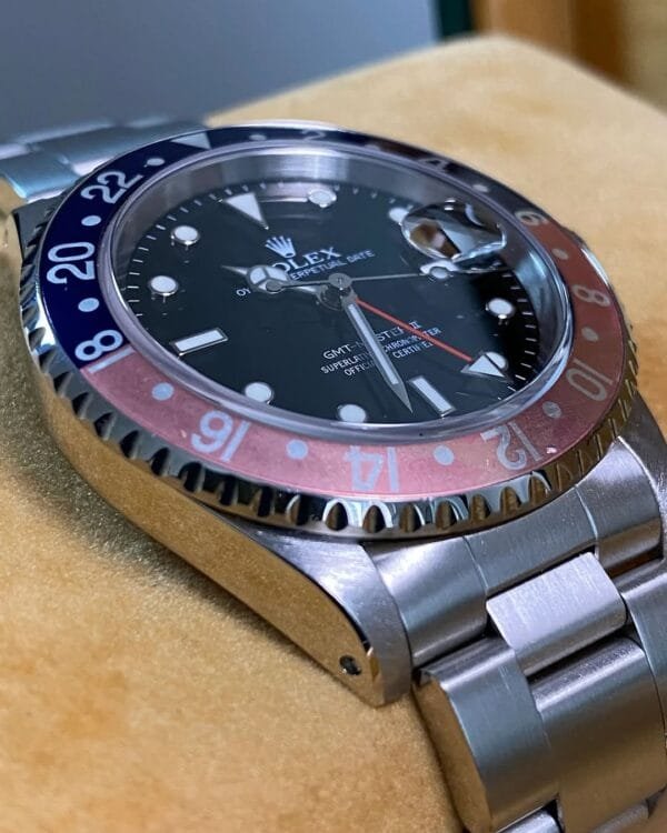 Rolex Steel GMT-Master II - A serial - “Pepsi” Ghost Bezel - Oyster Bracelet - 16710 *FULL SET* - Image 7