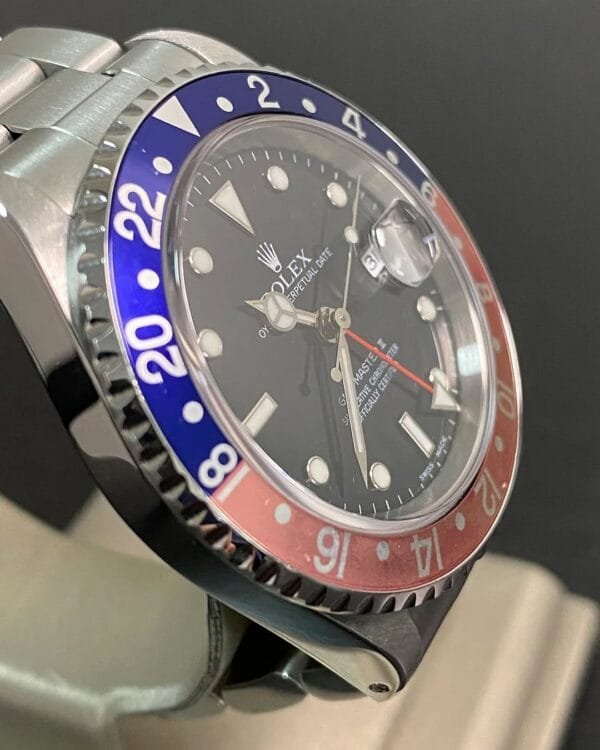 Rolex Steel GMT-Master II - A serial - “Pepsi” Ghost Bezel - Oyster Bracelet - 16710 *FULL SET* - Image 6