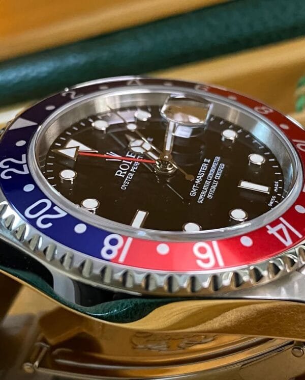 Rolex Steel GMT-Master II - D serial - “Pepsi” No Holes Case - SEL - Oyster Bracelet - 16710T - Image 3