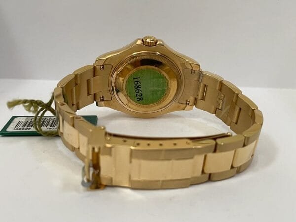 Rolex Yellow Gold Lady Yacht-Master 35 - 2001 - Blue Dial - 168628 - Image 10