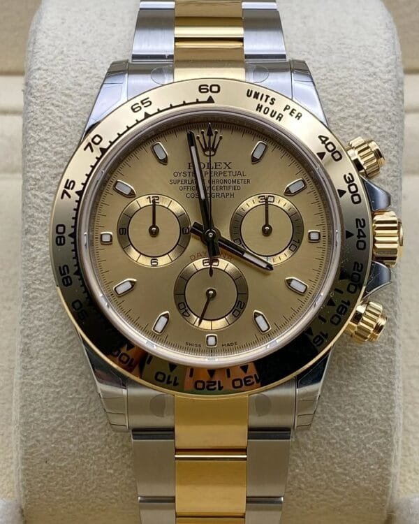 Rolex Yellow Rolesor Cosmograph Daytona - 2023 - Champagne Index Dial - 116503 - Image 9