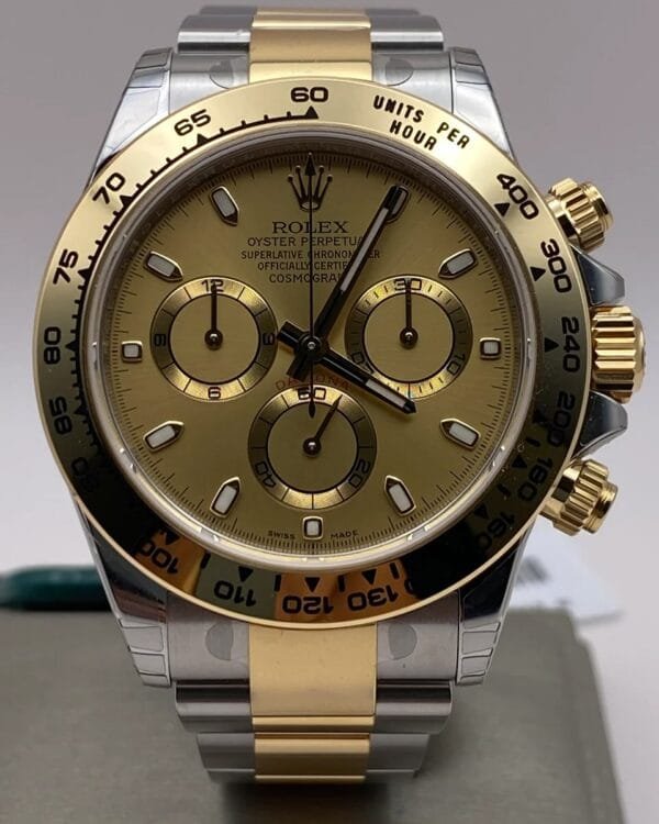 Rolex Yellow Rolesor Cosmograph Daytona - 2023 - Champagne Index Dial - 116503 - Image 8