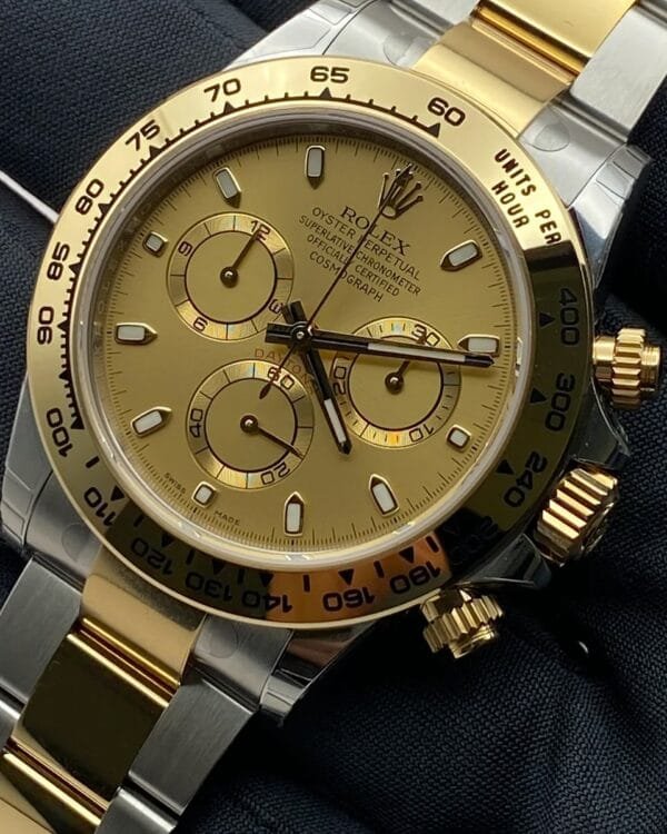 Rolex Yellow Rolesor Cosmograph Daytona - 2023 - Champagne Index Dial - 116503 - Image 6