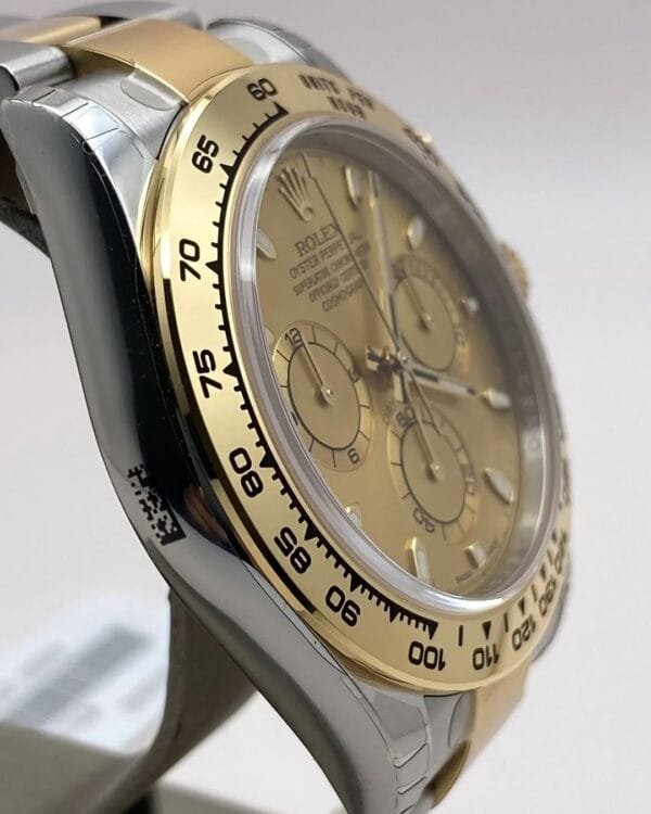 Rolex Yellow Rolesor Cosmograph Daytona - 2023 - Champagne Index Dial - 116503 - Image 4