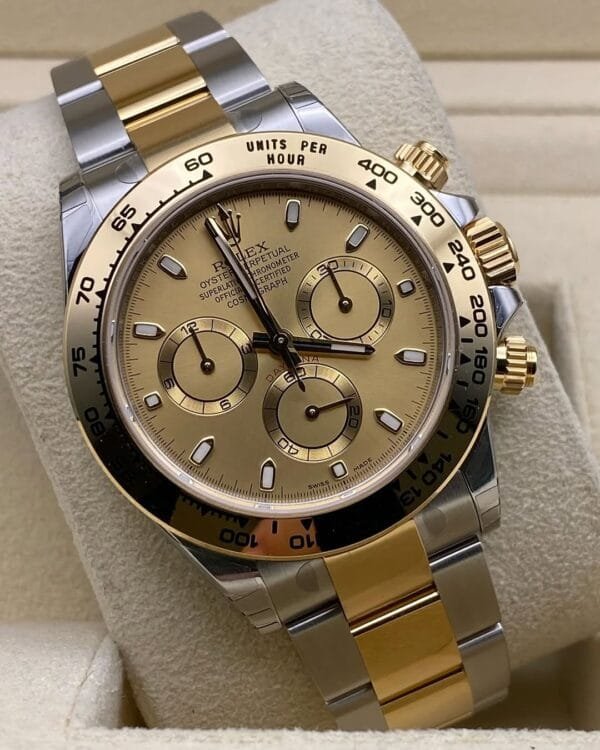 Rolex Yellow Rolesor Cosmograph Daytona - 2023 - Champagne Index Dial - 116503 - Image 3