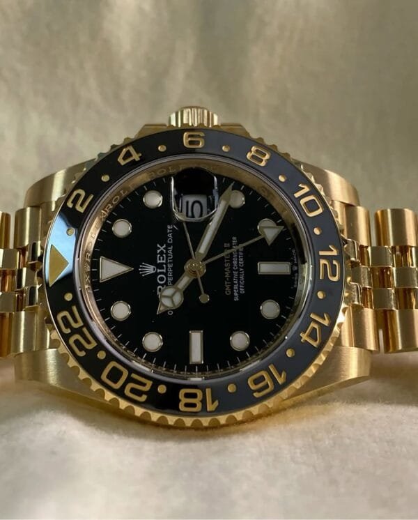 Rolex Yellow Gold GMT-Master II - 2024 - Grey and Black Bezel - Black Dial - Jubilee Bracelet - 126718GRNR *FULL SET* - Image 3