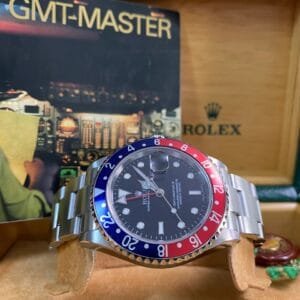 Rolex Steel GMT-Master II - D serial - “Pepsi” No Holes Case - SEL - Oyster Bracelet - 16710T