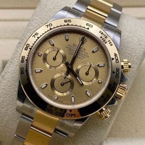 Rolex Yellow Rolesor Cosmograph Daytona - 2023 - Champagne Index Dial - 116503