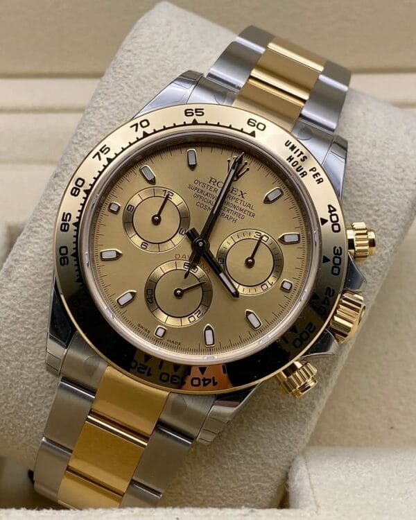 Rolex Yellow Rolesor Cosmograph Daytona - 2023 - Champagne Index Dial - 116503