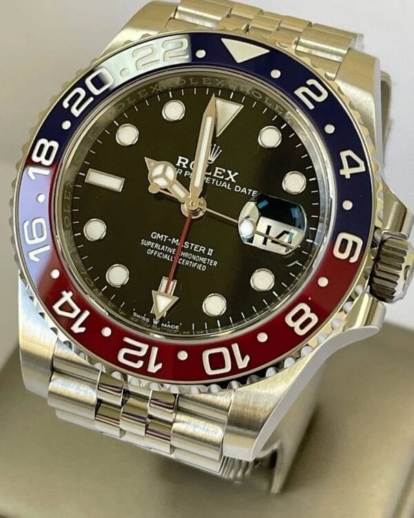 Rolex Steel GMT-Master II - 2024 - “Pepsi” Bezel - Black Dial - Jubilee Bracelet - 126710BLRO - Image 3