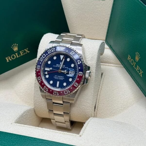 New 2021 Rolex GMT-Master II “Pepsi” 40mm 126719BLRO White Gold Oyster - Image 8