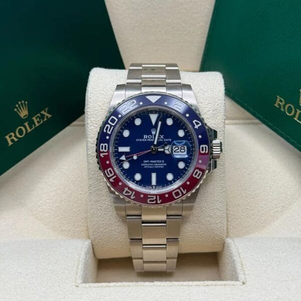 New 2021 Rolex GMT-Master II “Pepsi” 40mm 126719BLRO White Gold Oyster - Image 6