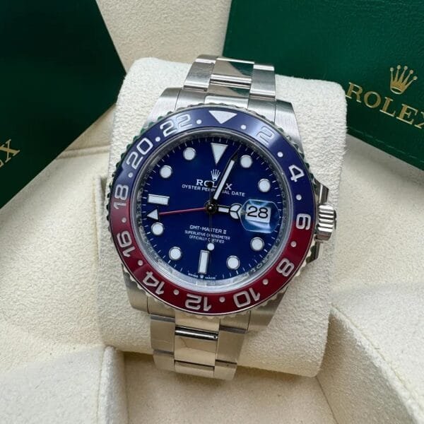 New 2021 Rolex GMT-Master II “Pepsi” 40mm 126719BLRO White Gold Oyster - Image 5