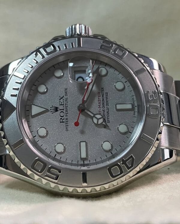 Rolex Steel Yacht-Master 40 - F serial - Silver Dial - 16622 - Image 10
