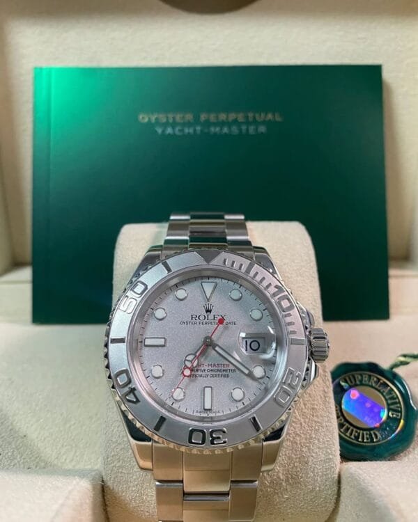 Rolex Steel Yacht-Master 40 - F serial - Silver Dial - 16622