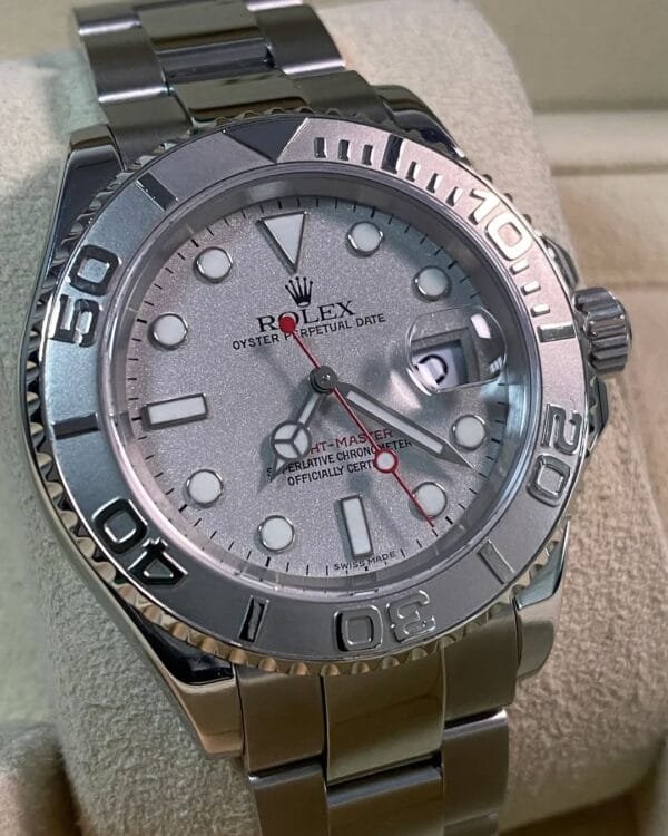 Rolex Steel Yacht-Master 40 - F serial - Silver Dial - 16622 - Image 9