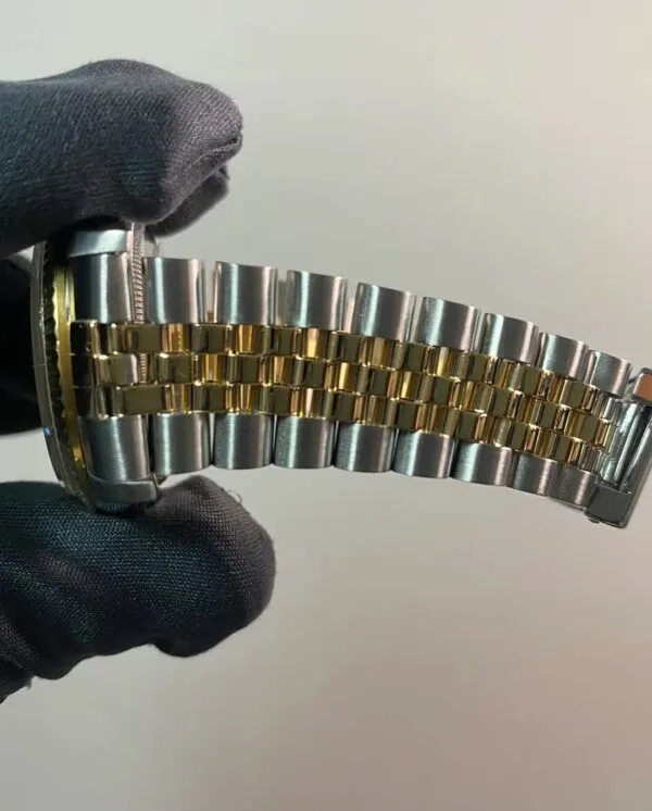 Rolex Steel and Yellow Gold Datejust 36 - S serial - Fluted Bezel - Champagne Index Dial - Jubilee Bracelet - 16233 *COMPLETE SET* - Image 7