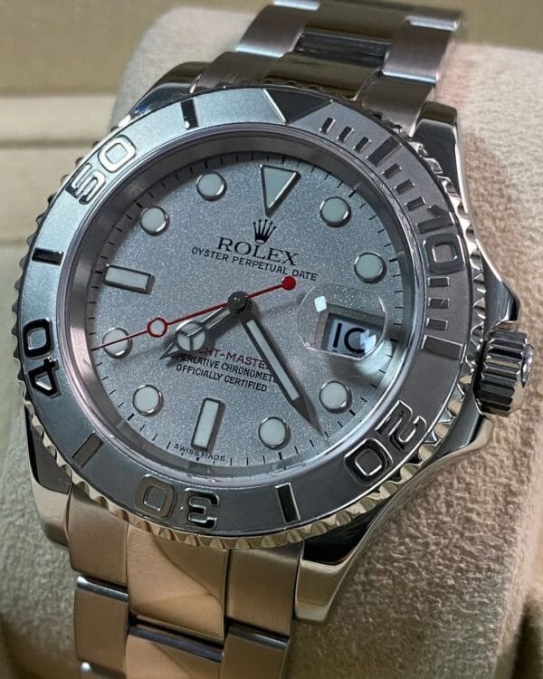 Rolex Steel Yacht-Master 40 - F serial - Silver Dial - 16622 - Image 6