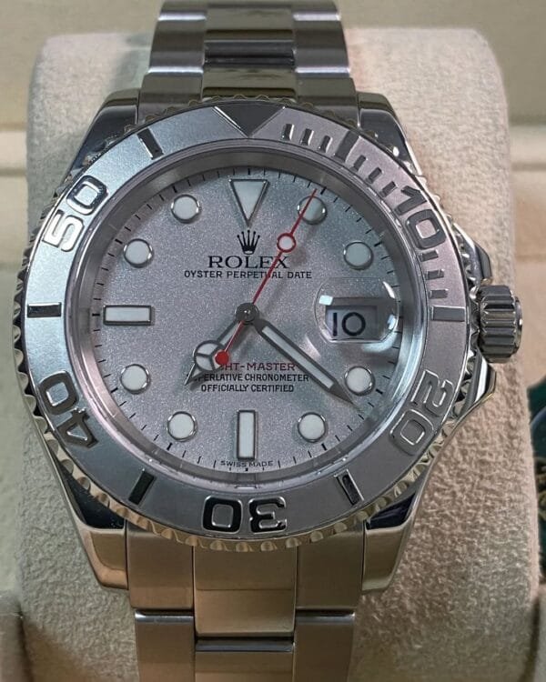 Rolex Steel Yacht-Master 40 - F serial - Silver Dial - 16622 - Image 5