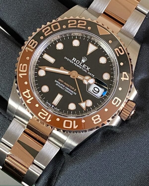 Rolex Everose Rolesor GMT-Master II - 2023 - “Root Beer” Bezel - Oyster Bracelet - 126711CHNR - Image 2