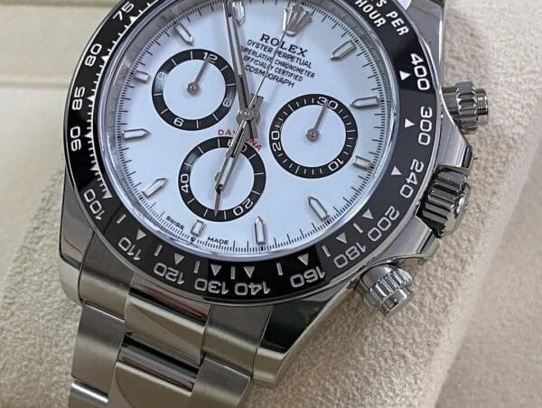 Rolex Steel Cosmograph Daytona - 2024 - “Panda” - White Index Dial - 126500LN - Image 8