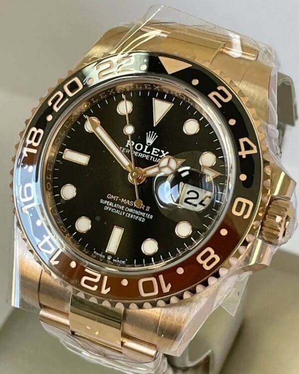 Rolex Everose Gold GMT-Master II - 2024 - “Root Beer” Bezel - Oyster Bracelet - 126715CHNR - Image 5