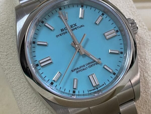 Rolex Oyster Perpetual 36 - 2024 - Domed Bezel - Tiffany Dial - Oyster Bracelet - 126000 *FULL SET* - Image 8