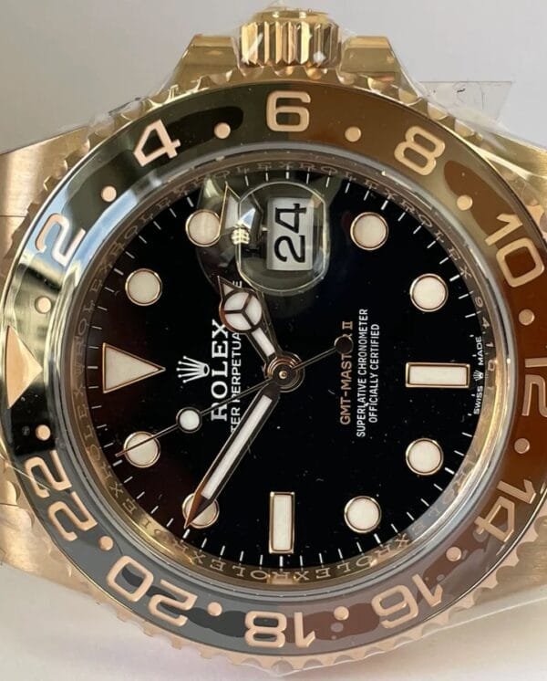Rolex Everose Gold GMT-Master II - 2024 - “Root Beer” Bezel - Oyster Bracelet - 126715CHNR - Image 3