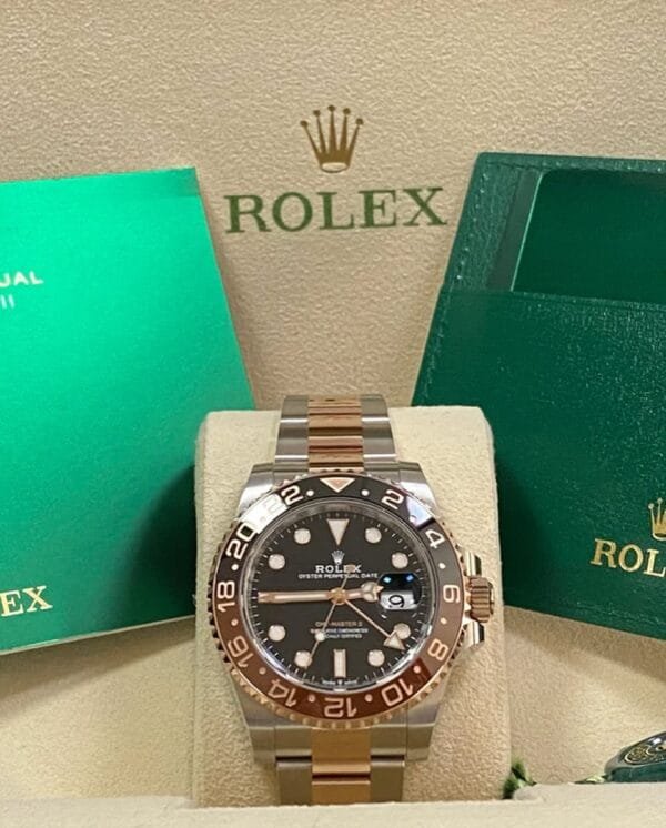 Rolex Everose Rolesor GMT-Master II - 2023 - “Root Beer” Bezel - Oyster Bracelet - 126711CHNR - Image 10