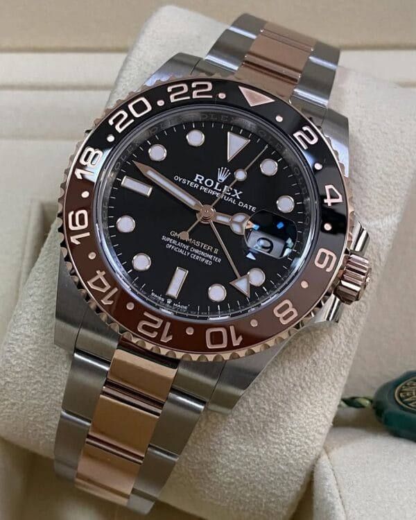 Rolex Everose Rolesor GMT-Master II - 2023 - “Root Beer” Bezel - Oyster Bracelet - 126711CHNR - Image 9
