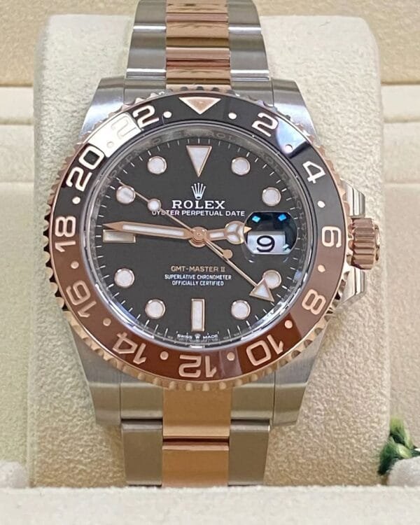 Rolex Everose Rolesor GMT-Master II - 2023 - “Root Beer” Bezel - Oyster Bracelet - 126711CHNR