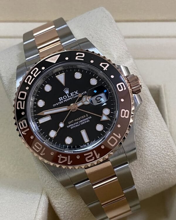 Rolex Everose Rolesor GMT-Master II - 2023 - “Root Beer” Bezel - Oyster Bracelet - 126711CHNR - Image 6