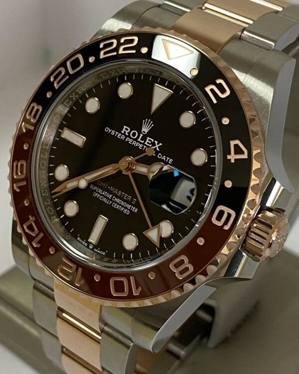 Rolex Everose Rolesor GMT-Master II - 2023 - “Root Beer” Bezel - Oyster Bracelet - 126711CHNR - Image 4