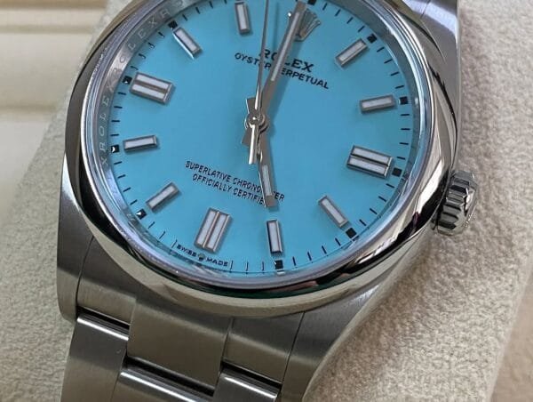 Rolex Oyster Perpetual 36 - 2024 - Domed Bezel - Tiffany Dial - Oyster Bracelet - 126000 *FULL SET* - Image 3