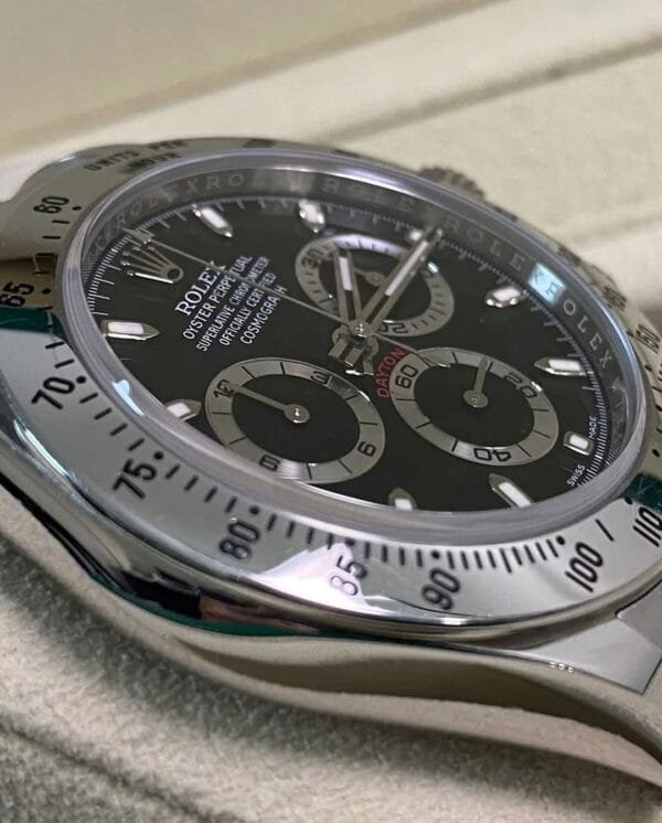 Rolex Steel Cosmograph Daytona - 2016 - Black Index Dial - 116520 *UNPOLISHED* - Image 3