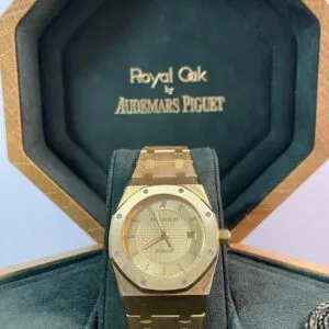 Audemars Piguet Royal Oak Yellow Gold- 1997 - 50th Anniversary AP Japan - Open Caseback - 15050BA *FULL SET*