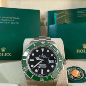 Rolex Steel Submariner Date - 2023 - “Starbucks” MK II - Green Bezel - Black Dial - 126610LV *FULL SET*