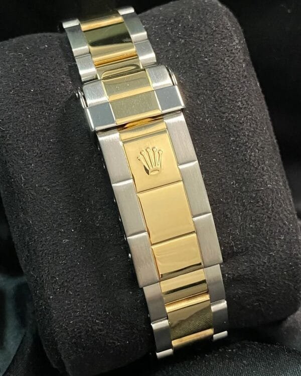 Rolex Steel and Yellow Gold Submariner Date - M serial - Pre Ceramic Bezel - Champagne Serti Dial - 16613 *FULL SET* - Image 5