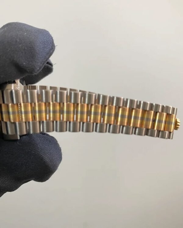 Rolex White Gold Lady-Datejust - W serial - Fluted Bezel - Tridor - President Bracelet - 69179B - Image 10