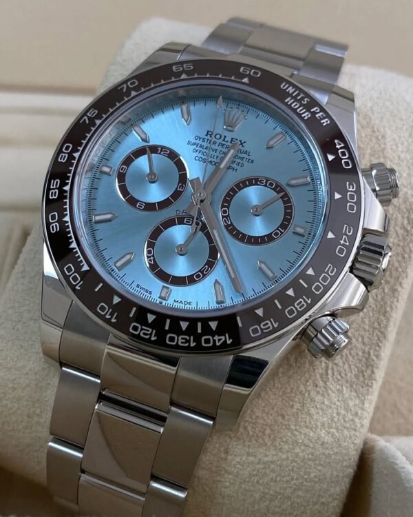 Rolex Platinum Cosmograph Daytona - 2024 - Ice Blue Index Dial - 126506 *FULL SET* - Image 7