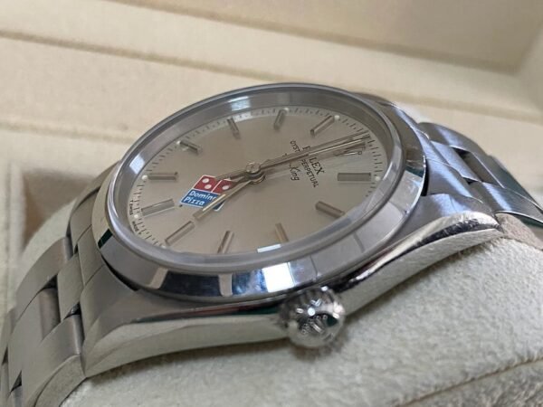 Rolex Air-King - U serial - Domino’s Pizza Edition - Domed Bezel - Silver Dial - 14000 UNPOLISHED - Image 8