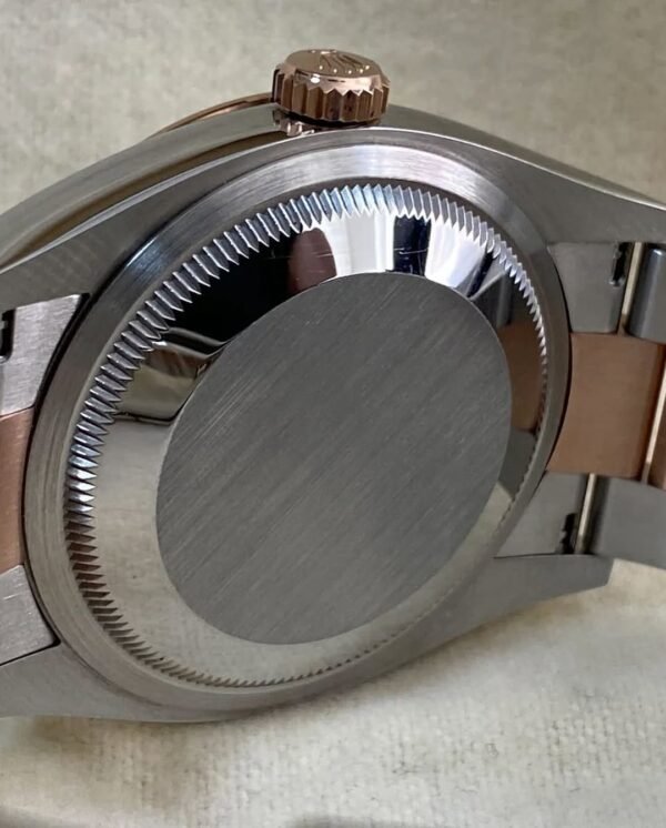 Rolex Steel and Everose Gold Datejust 36 - 2018 - Fluted Bezel - White Index Dial - Oyster Bracelet - 116231 *FULL SET* - Image 5