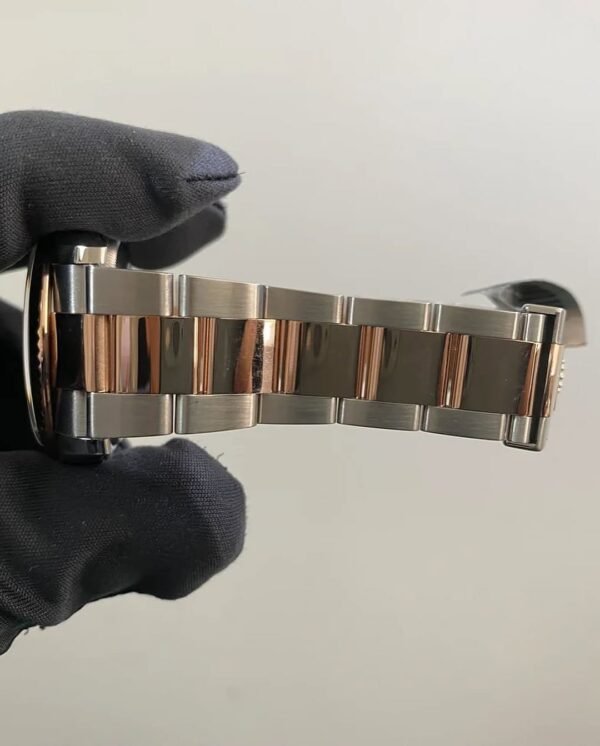 Rolex Steel and Everose Gold Datejust 36 - 2018 - Fluted Bezel - White Index Dial - Oyster Bracelet - 116231 *FULL SET* - Image 9